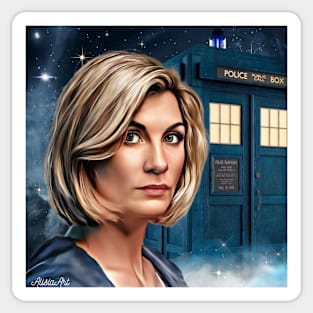 13th Doctor / I'm just a traveller Sticker